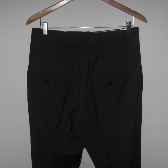 ISABEL MARANT ETOILE Gray Checked Wool Pants "38" - Picture 6 of 7